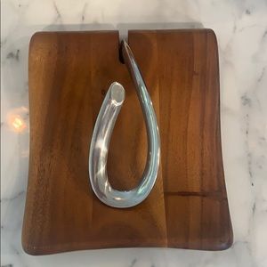 Nambe napkin holder